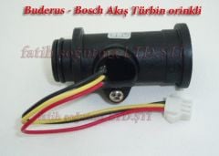 Buderu GB 32 akış türbin uzun  oringli iç ve dış geçme 3.uçlu ( KK01.96.570 ) Buderu kombi akış türbünü orinkli  . buderu kombi akış türbin orinkli  . bosh kombi akış türbini .