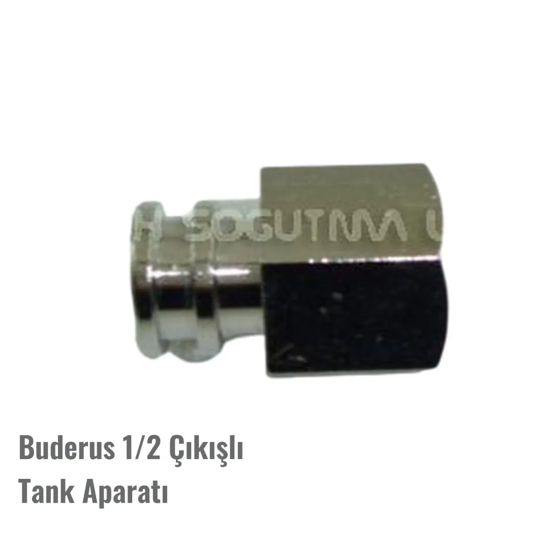 Buderu Genleşme tank aparat (1/2) çıkışlı ( KK01.97.195 ) Buderu kombi tank adaptörü 1/2 çıkışlı . buderu İmbisat Tankı aparatı .