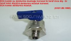 Eca eurostar doldurma musluğu . küresel bi taraf ince diş + bi taraf kalın diş ( KK01.96.264 )  ECA doldurma musluk küresel .