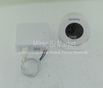 General ht 150 Set kablosuz oda termostatı ( KK01.101D ) Kombi oda termostatı . General kombi oda termostatı kablosuz