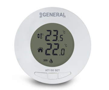 General ht 150 Set kablosuz oda termostatı ( KK01.101D ) Kombi oda termostatı . General kombi oda termostatı kablosuz