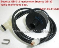 Buderus GB 012 manometre . Bosch condens 2000 manometre . saat çap: 27mm  Plastik Hortumlu GEÇME Tip 50Cm WİKA Beyaz( KK01.96.842 ) Sanica kombi manometre . Eca kombi manometre .