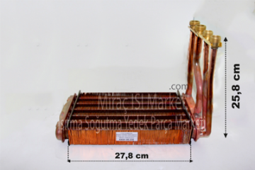 Bosch Classic Eşanjör ( KK01.95.235 )(PRC) Ana Eşanjör SIFIR 4.Kollu (2x1/2-2x3/4) Yanma Odası (280mm) Bosh classic plus eşanjör . Bosh Silver Eşanjör . Bosh Eurosmart Eşanjör . Buderu Logamax U042 Eşanjör