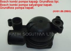Bosh kombi pompa kapağı Grundfos tipi (  KK01.97.305 ) Bosh kombi pompa salyangoz kapak  .