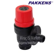 Eca kronos emniyet ventili . 3.bar geçme tip plastik Pakkens  ( KK01.96.357 ) ( 0995100300 ) Airfel digifel emniyet ventili . yeni tip geçme . Eca proteus premix emniyet ventili .