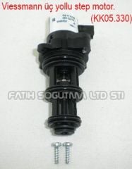 Viessmann WH1B Üç yollu step motor uzun tip ( KK01.96.408 ) orijinal kod: 7824699 . Viessmann  3.yollu step motor.Adım motor no.4520838.Saia motor