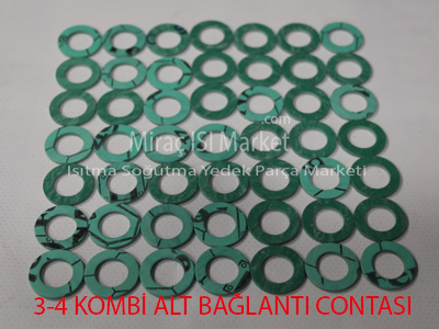 3/4 kombi alt bağlantı contası klingrit 2mm 1.Paket (50adet) ( KK01.47.110 ) kombi alt bağlantı contası 3/4 .