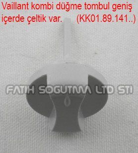 Vaillant vuw on off düğmesi beyaz renkli ( 93180002810 ) Vaillant vuw kombi on / off düğmesi  .