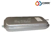 immergas victrix genleşme tankı . 8.Lt 1/2 çıkışlı dikdörtgen cimm italyan ( KK01.96.445 ) Ebad ölçüleri (45x22x8cm) immergas victrix tera genleşme tankı .
