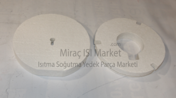 viessmann vitodens 100 yanma odası amyantı . yuvarlak 1.takım (2adet) ( KK01.98.900 ) viessmann vitodens 100-w yanma odası .