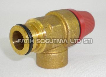 Baymak emniyet ventili geçme 3.bar (KK01.89.044) Baymak kombi emniyet ventil.