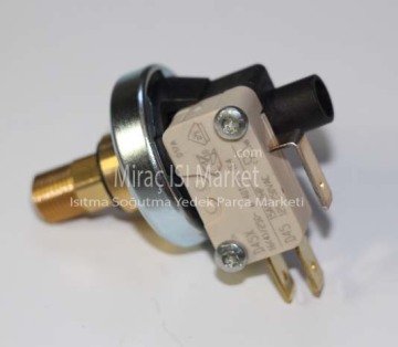 Buderus su basınç sondası 1/8 dişli yandan soketli ( KK01.96.661 ) ma-ter 0,2+1,2bar . kombi düşük basınç switch .