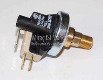 Buderu su basınç sondası 1/8 dişli yandan soketli ( KK01.96.661 ) ma-ter 0,2+1,2bar . kombi düşük basınç switch .