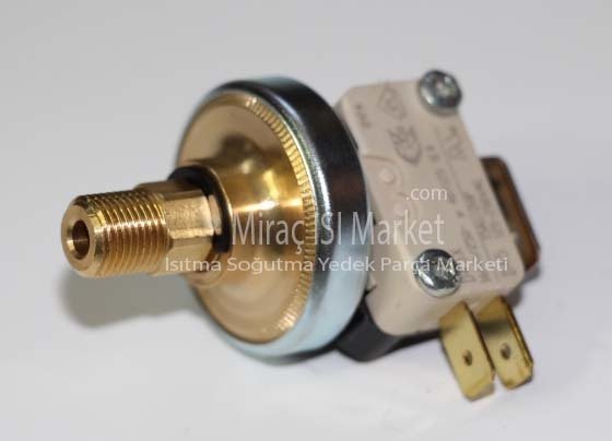 Buderus su basınç sondası 1/8 dişli yandan soketli ( KK01.96.661 ) ma-ter 0,2+1,2bar . kombi düşük basınç switch .