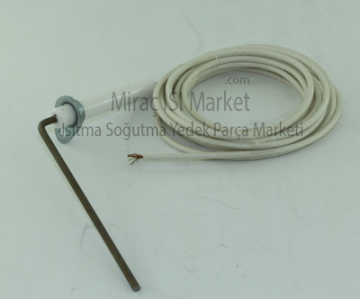 Ecostar eco iyonizasyon bujisi kablolu ( KK01.97.566 ) Ecoflame iyonizasyon bujisi . ecostar kazan iyonizasyon bujisi . ionization spark plug .