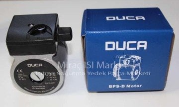 kombi sirkülasyon pompası . Duca 95waat kademeli sağdan dönüşlü (BPS15-5D)( KK01.98.337 ) Grundfos tipi pompa ve salyangoz çanaklarına uyum sağlar .