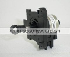 Bosch 3 yollu motor . uç kısmı yuvarlak ortası delikli 24Vdc . 6 iğne uçlu ( KK01.96.414 ) (PRC) Viessmann 3 yollu motor .