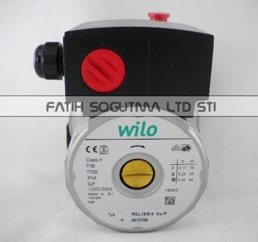 Wilo RSL 15/5-3 84W 230V GENİŞ Çark Sirkülasyon pompa motoru ( KK01.89.227 )