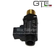 Eca hermetik şofben akış şalteri . iki tarafı dişli GTE  . ( KK01.96.540 ) Baymak hermetik şofben akış şalteri .