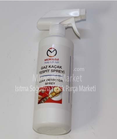 Gaz kaçak köpüğü - gaz kaçak tespit spreyi . Microloji 400ml ( KK01.97.224 ) Leak detector sprey . kaçak arama spreyi .