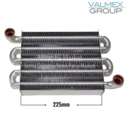 Ariston clas CF eşanjör . Ana eşanjör . Sıfır Ürün  VALMEX İTALY ( KK01.95.242 ) 2X3/4 Geçme tip çapraz çıkışlı . (yanma odası 225mm) Eca kronos eşanjör . 24kw . Baymak energy digit 240 fi eşanjör