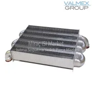 Ariston Clas CF Eşanjör. Ana eşanjör. Sıfır Ürün VALMEX İTALY ( KK01.95.242 ) 2X3/4 Geçme Tip Çapraz Çıkışlı  (Yanma Odası 225mm) Eca Kronos Eşanjör 24kw.