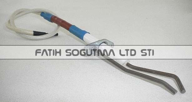 Eca confeo premix ateşleme elektrodu . kablolu çiftli ( KK01.97.565 )(TR) Airfel Digifel ateşleme elektrodu . Ariston ateşleme elektrodu . Demirdöküm premix ateşleme elektrodu