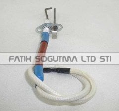 Eca confeo premix ateşleme elektrodu . kablolu çiftli ( KK01.97.565 )(TR) Airfel Digifel ateşleme elektrodu . Ariston ateşleme elektrodu . Demirdöküm premix ateşleme elektrodu