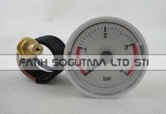 Eca calora manometre . geçme bulplu . saat çap:40MM ( KK01.96.844 ) Eca Confeo manometre . Ariston TX Manometre