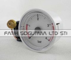 Eca calora manometre . geçme bulplu . saat çap:40MM ( KK01.96.844 ) Eca Confeo manometre . Ariston TX Manometre