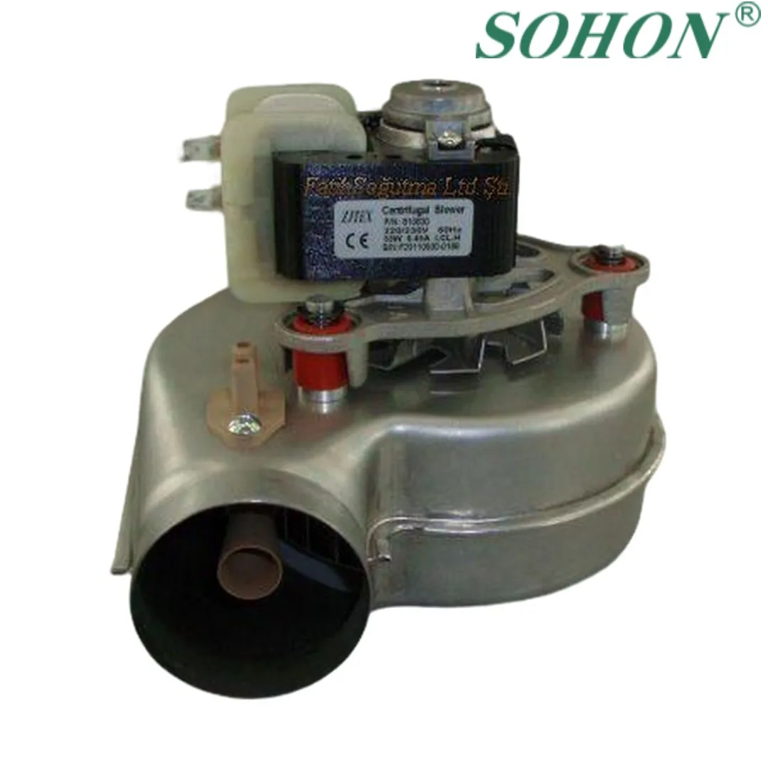 Ferolli Domina  Fan Motoru ( KK01.89.031 ) Ferroli new elite F24 E Fan motoru . Süsler kombi fan motoru . 53Watt düz çift prop SOHON . FL108042Y-30B