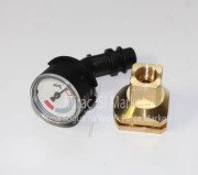 Vaillant manometre yeni tip dirsekli + Aparatlı ( KK01.96.866 ) Vaillant turbotec manometre yeni tip