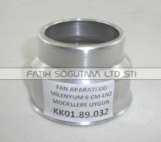 Kombi fan motor aparatı demirdöküm milenyum.LN2 modellere uygun 6 cm (KK01.89.032) kombi baca fan motor boğazlığı.