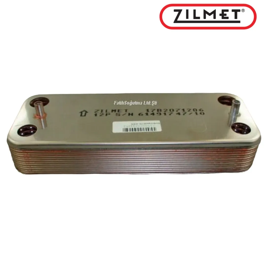 Demirdöküm ADEN Plaka Esanjör . Demirdöküm Neva eşanjör 12.Plakalı  ZİLMET İTALY (KK01.89.051)(vidalama delik arası 166 mm) Demirdöküm Atron eşanjör . Demirdöküm kalisto eşanjör