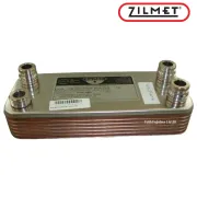 Vaillant VUW Eşanjör . Vaillant PRO plakalı eşanjör . Zilmet İtalyan ( 3.Geçme + 1.Dişli 12.plakalı ) ( KK01.89.020 )