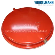 Eca genleşme tankı . yuvarlak 1/2 çift çıkışlı 8.Lt winkelman italy . ( KK01.96.463 ) Ebad Ölçüleri (38.5x38.5x8cm) Eca confeo plus genleşme tankı . bosch kombi genleşme tankı .