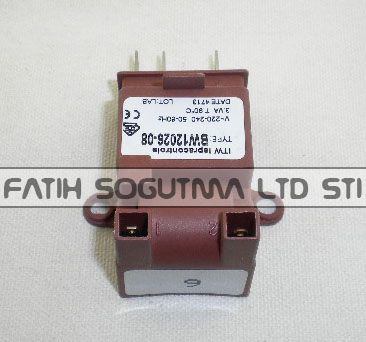 viessmann ateşleme trafosu kahverengi ( KK01.95.455 ) (220 volt 3 V Amper 50-60 hz ) 5 soketli ITW trafo . .