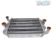 Demirdöküm nepto eşanjör . ana eşanjör . Valmex İtalyan  ( KK01.95.227 ) Çapraz çıkışlı 4.kollu geçme tip (2x1/2-2x3/4)  (yanma odası. 220mm) Protherm Leopar eşanjör .