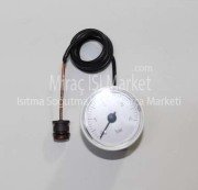 Ferroli Fereasy manometre . geçme bulplu . (Çap.40mm) Cewal  ( KK01.89.139 ) ferroli divatop manometre . ferroli domiproject manometre .