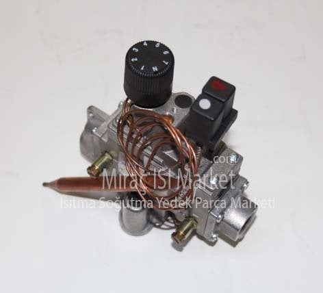 Doğalgaz sobası gaz valfi . MP Gas controls . MP7-743-640-108 . Sıfır Ürün ( KK01.86.024 ) (Pmax 65mbar - 8745103610 ) junker soba gaz valfi .