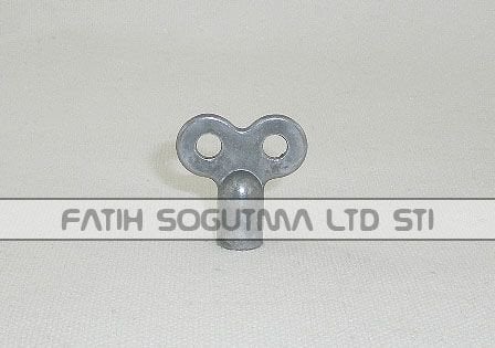 Kalorifer peteği hava alma aparatı purjör anahtarı (KK01.89.213) purjör anahtarı.Petek hava alma anahtarı.