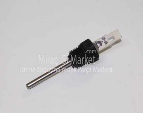 Baymak kombi baca sensörü .  1/4 dişli 2.uçlu ( KK01.96.634 ) 10Kohm NTC SENSÖR . ITS Made in İTALY . Demirdöküm sargon yoğuşmalı cihaz baca sensörü .