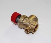 Emniyet ventili 3/4 iç dişli manometre çıkışlı 3.bar Kramer ( KK01.96.372 ) Kazan emniyet ventili . boiler emniyet ventili .