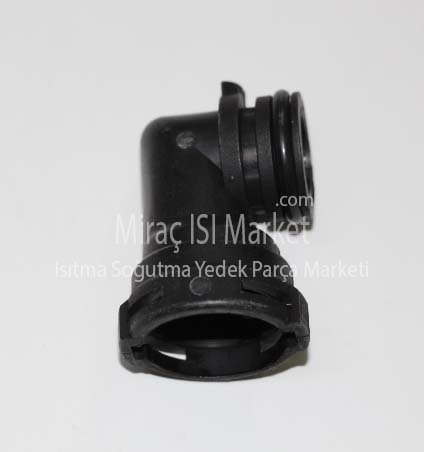 Airfel yoğuşma esanjör plastik dirseği . replikatör dirsek plastiği SİYAH ( KK01.97.232 ) Daikin yoğuşma eşanjör dirseği . termex yoğuşma eşanjör dirseği .