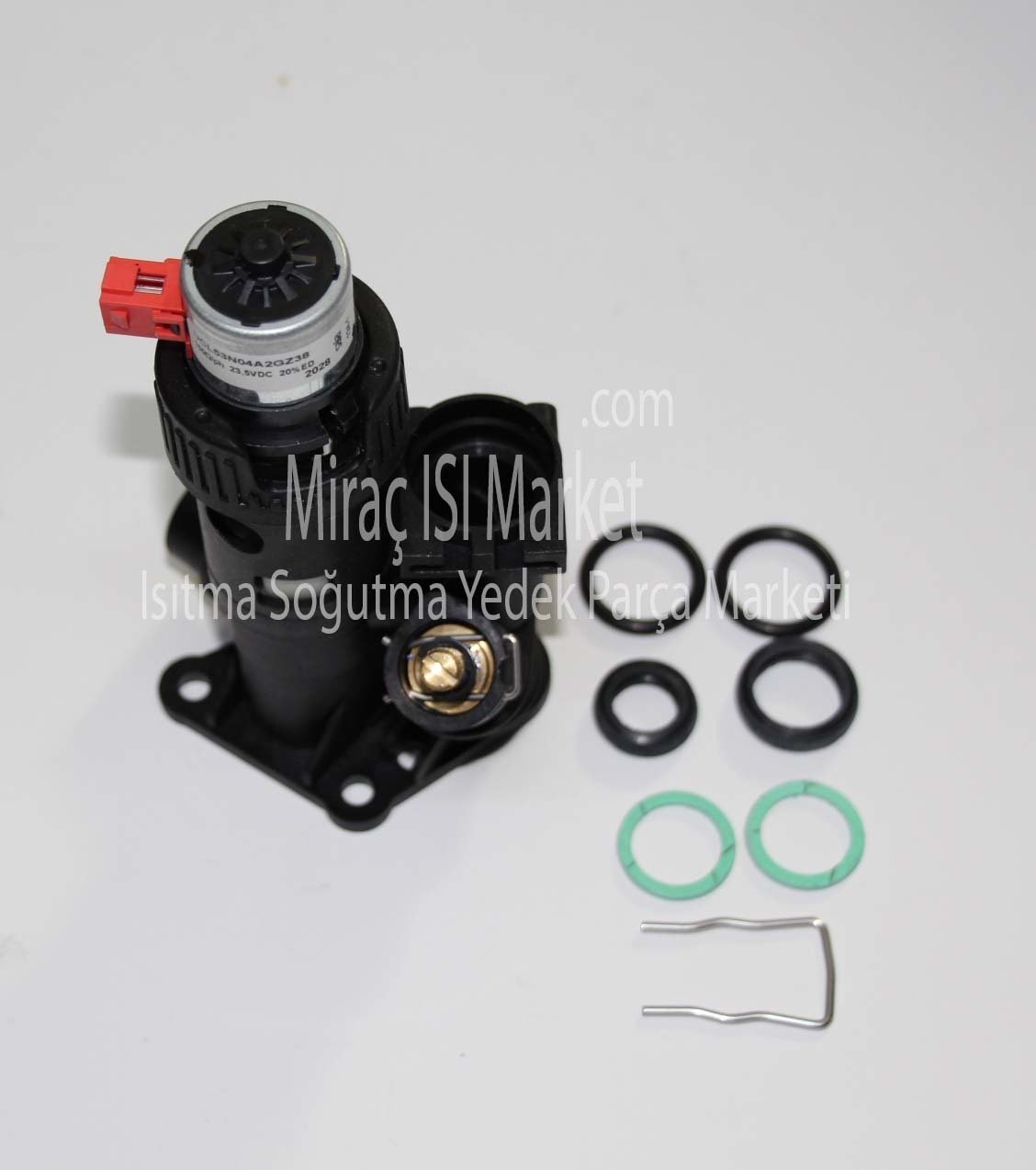 Vaillant turbotec 3 yollu grup . plastik + vana motorlu ( KK01.97.680 )(TR) . Vaillant turbotec pro 3 yollu grup .