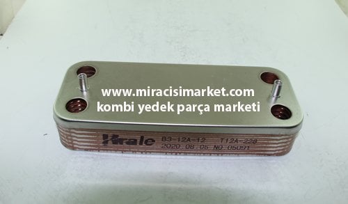 immergas eşanjör . 12.Plakalı . üstü düz ( KK01.96.693 ) (154mm)(PRC) immergas eolo mini eşanjör . immergas eolo mythos eşanjör . immergas victrix 26 eşanjör .