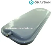 Ferroli domiproject f24 genleşme tankı . 8.Lt . Geçme tip Dik tank . Önaysan ( KK01.96.488 ) Ebad  ölçüsü ( 56,5x22x6,5cm) Ferroli fer genleşme tankı .