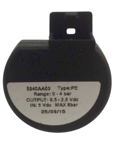 Demirdöküm Su Basınç Sondası Geçme tip . TRANSDUCER Ceme Made in İTALY ( KK01.96.660 ) Switch Kartlı . Demirdöküm Nitron Su Basınç Sonda