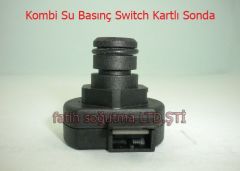 Demirdöküm Su Basınç Sondası Geçme tip . TRANSDUCER Ceme Made in İTALY ( KK01.96.660 ) Switch Kartlı . Demirdöküm Nitron Su Basınç Sonda