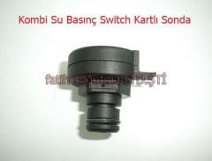 Demirdöküm Su Basınç Sondası Geçme tip . TRANSDUCER Ceme Made in İTALY ( KK01.96.660 ) Switch Kartlı . Demirdöküm Nitron Su Basınç Sonda